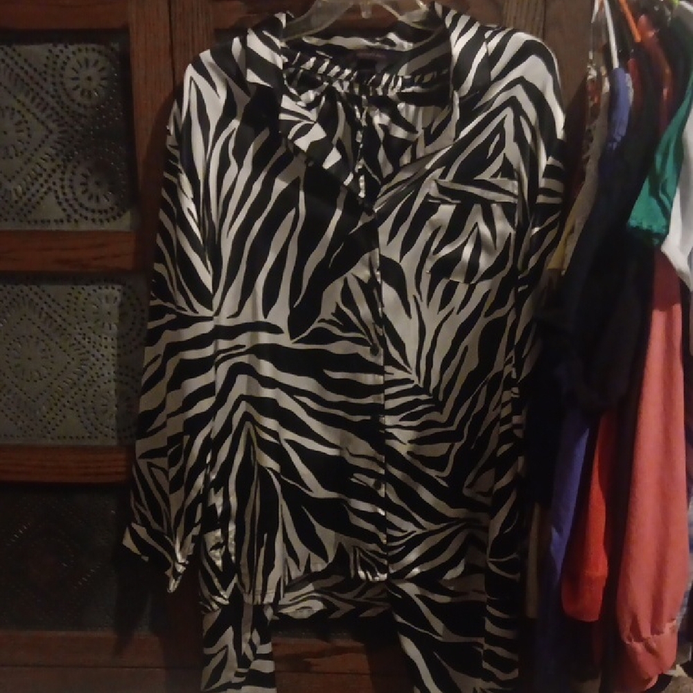 Zebra Print Women's Top
